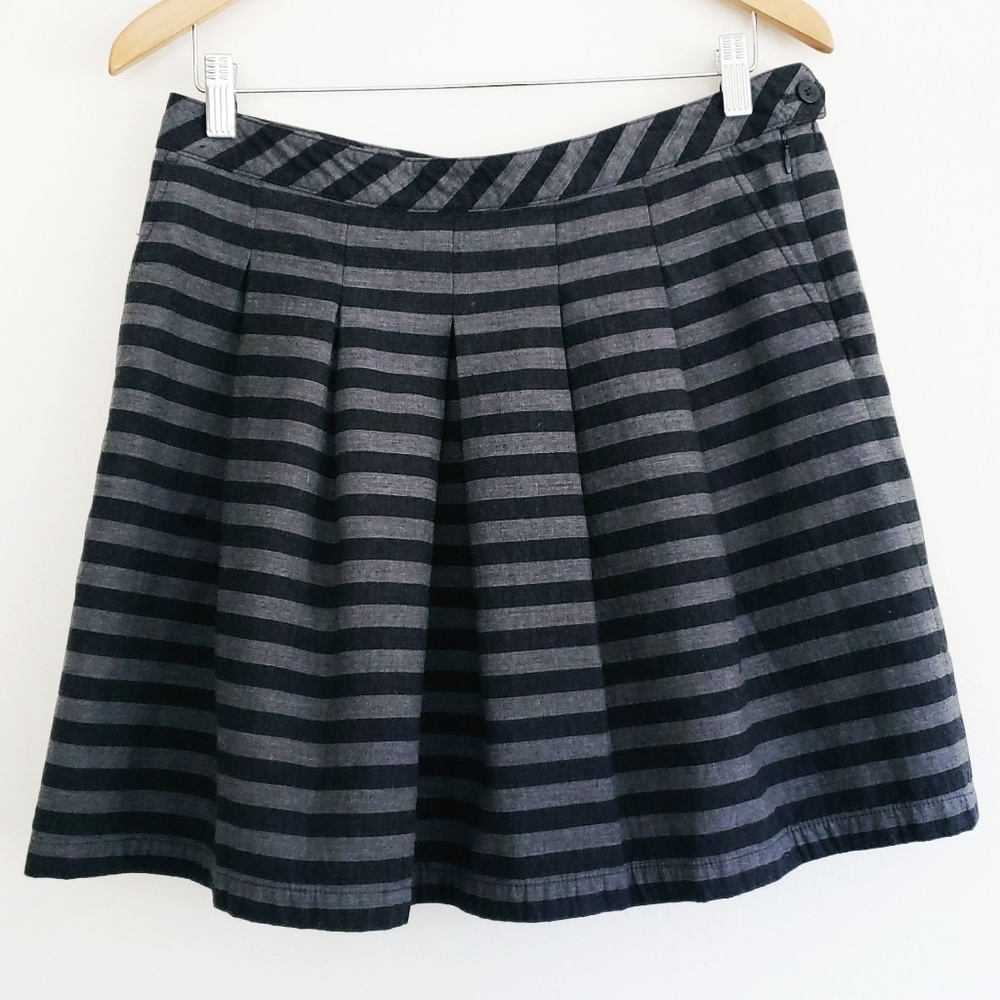 Cute Striped Gap Full Skirt - Medium